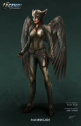 Hawkgirl concept art