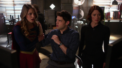 Kara, Winn and Alex surprised to see Cat Grant