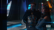 The general beside Rhea.