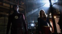 The Flash and Supergirl first confront Livewire and Silver Banshee