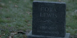 Cora Lewis grave