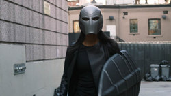 Kelly's proto-Guardian suit