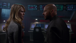 Lex scolds Supergirl's copy