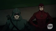 Arrow and Flash talki in Vixen in her new look