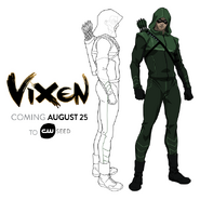 Vixen - Arrow concept art