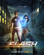 Flash, 4ª temporada - Pôster de Flash e Vibro