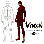 Vixen - The Flash art