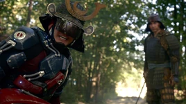 Ray confrontando o Shogun