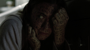 Kryptonian symbols on Samantha Arias, when visualising Reign.[8]