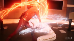 Flash enfrentando um clone Godspeed