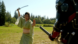 Masako Yamashiro fights the shogun