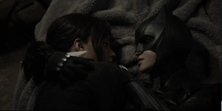 Sophie is saved by Batwoman