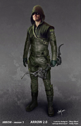 The Arrow Season 3 concept artwork