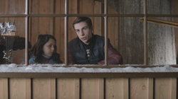 Young Lex and Lena in their tree house