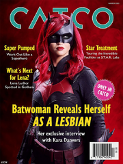 CatCo Magazine issue of Kara's interview with Batwoman