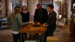 Kara with Alex, James and Winn
