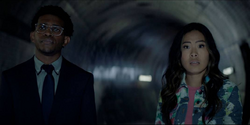 Mary and Luke meet Ryan in the Gotham tunnels