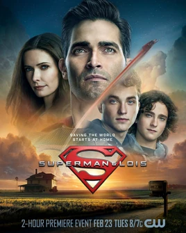 Superman & Lois, T1 pôster - Salvar o mundo começa em casa