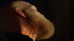 Tobias takes a serum that enhances his strength