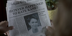 Article about the disappearance of Kate