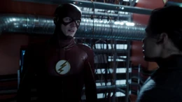 Barry viaja a un posible futuro.