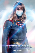 Supergirl poster - Real Heroes Wear Masks