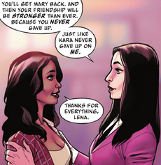 Lena gives advice to Ryan.