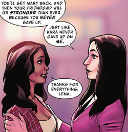 Lena gives advice to Ryan.