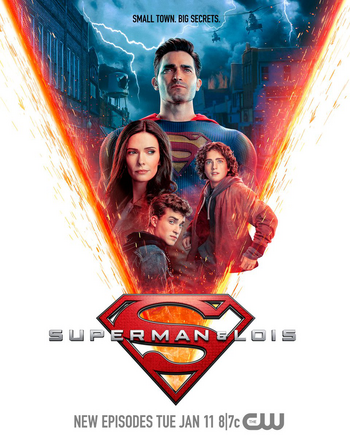 Superman & Lois season 2 poster - Small Town. Big Secrets.