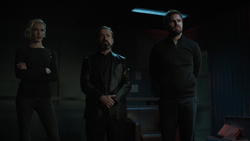 Laurel, Anatoly and Oliver meet General Alexi Burov