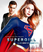 Supergirl, 2ª temporada - Pôster de Supergirl e Mon-El