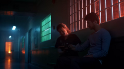 Becky cuidando de Barry