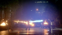 Onda Térmica e Capitão Frio enfrentando o Flash