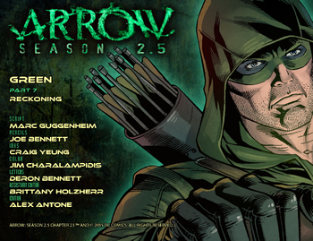 Reckoning (Arrow Season 2.5) title page