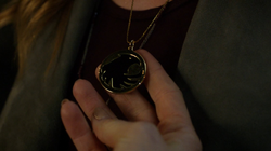 Laurel's canary necklace