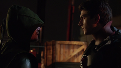 Oliver tells Ray to trust Felicity