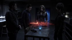 Dinah and the others investigate Felicity's map