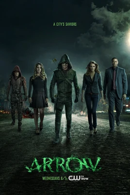 Arrow season 3 poster - a city's saviors