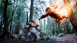 Grodd attacks Solovar