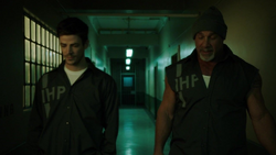 David conversando com Barry