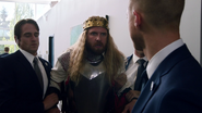 King Arthur caught by Time Bureau