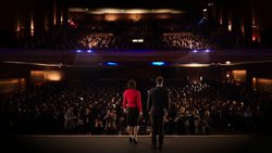 Oliver and Ruvé Adams at their debate