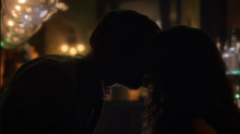 Jim and Zed kiss