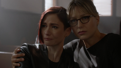 Alex joins Kara at Jeremiah's funeral