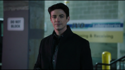 Barry Allen working as a CSI