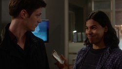 Cisco introducing the calorie bars to Barry