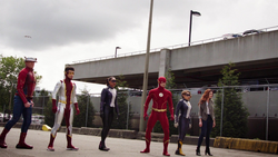 The Flash speedster team