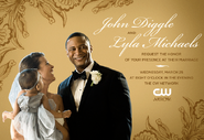 John Diggle and Lyla Michaels request the honor of your presence at their marriage