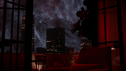  is about to be destroyed by antimatter.