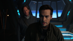 Mon-El with his father Lar Gand